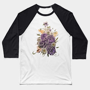 Purple  Beauty Baseball T-Shirt